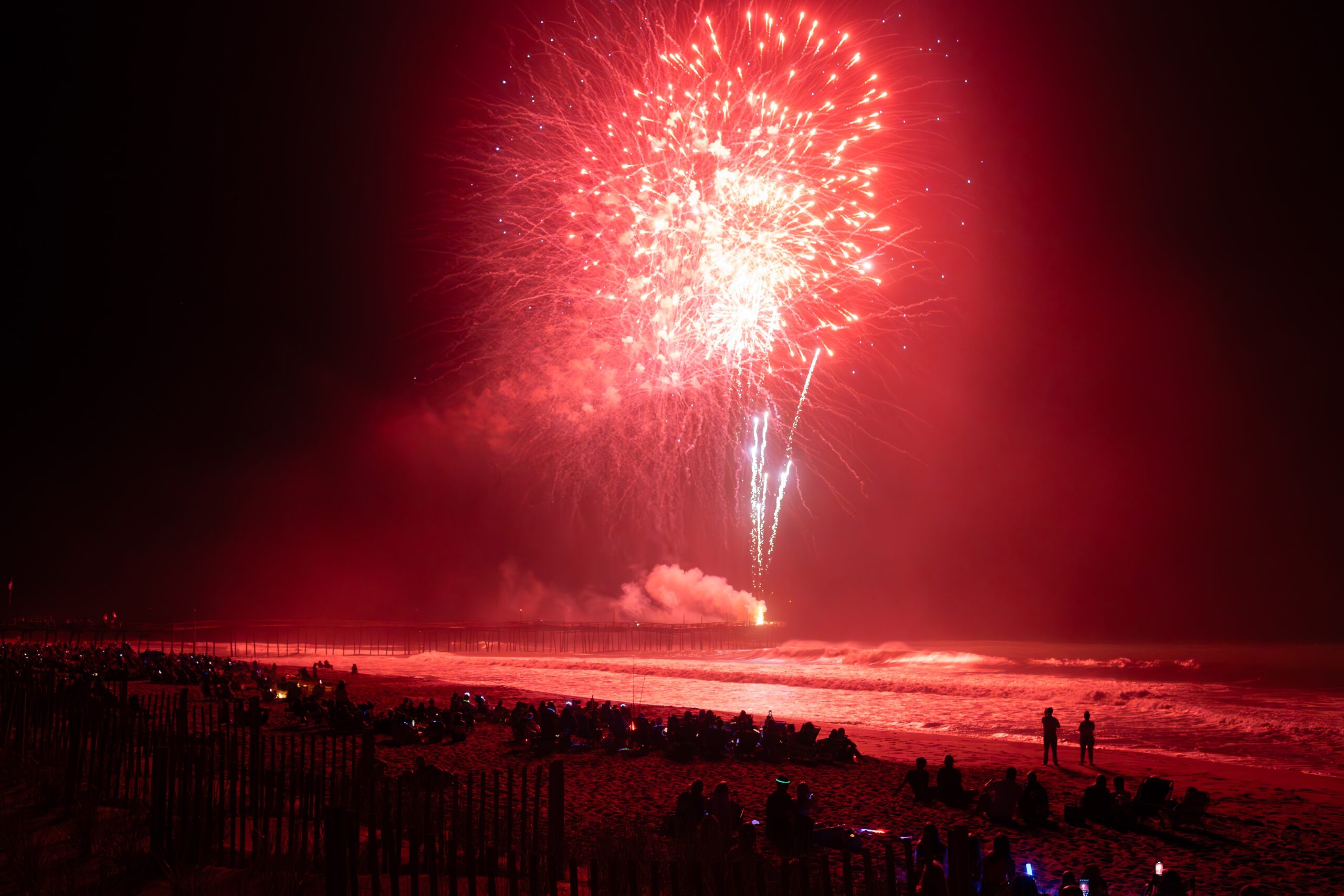 Fireworks,On,The,Ocean:,Captured,At,The,Outer,Banks,,Nc,